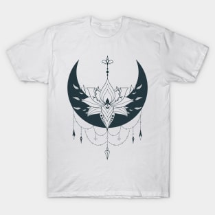 Hand Drawn Mystical Moon T-Shirt